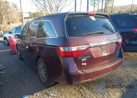 2013 Honda Odyssey Ex-L z USA, uszkodzony, nr VIN 5FNRL5H62DB028975